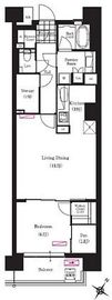 ブリリアイスト三軒茶屋ブラッサムテラス 323 間取り図