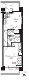 ブリリアイスト三軒茶屋ブラッサムテラス 328 間取り図