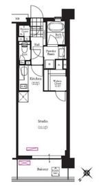 ブリリアイスト三軒茶屋ブラッサムテラス 402 間取り図