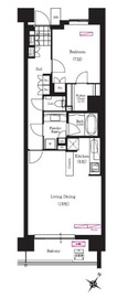 ブリリアイスト三軒茶屋ブラッサムテラス 421 間取り図