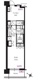ブリリアイスト三軒茶屋ブラッサムテラス 503 間取り図
