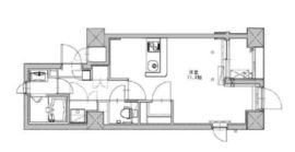 マルラニ千駄ヶ谷 404 間取り図
