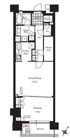 ブリリアイスト三軒茶屋ブラッサムテラス 710 間取り図