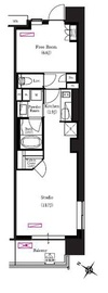 ブリリアイスト三軒茶屋ブラッサムテラス 802 間取り図