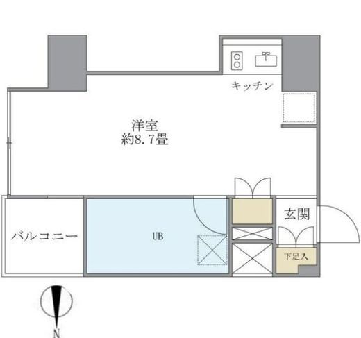東京松屋UNITY 5階 間取り図