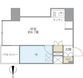 東京松屋UNITY 5階 間取り図