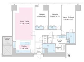 ラ・トゥール新宿ファースト 3008 間取り図