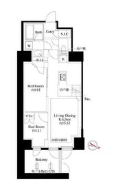 343 RESIDENCE MEGUROⅡ (343レジデンス目黒Ⅱ) 101 間取り図