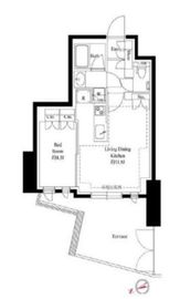 343 RESIDENCE KOURAKUEN (343レジデンス後楽園) 102 間取り図
