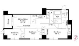 343 RESIDENCE MEGUROⅡ (343レジデンス目黒Ⅱ) 302 間取り図