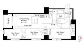 343 RESIDENCE MEGUROⅡ (343レジデンス目黒Ⅱ) 202 間取り図