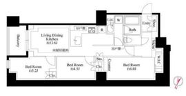 343 RESIDENCE MEGUROⅡ (343レジデンス目黒Ⅱ) 102 間取り図