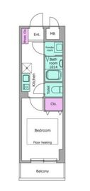 ラクラス菊名 605 間取り図