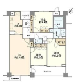 アルス文京目白台 5階 間取り図