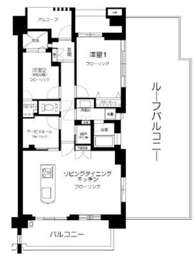 グランドメゾン杉並シーズン 8階 間取り図