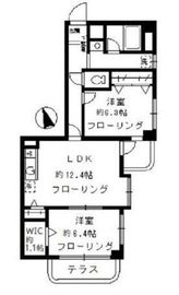 ガーデンフォート目黒 1階 間取り図