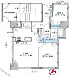ライオンズタワー池袋 19階 間取り図
