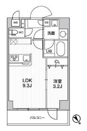 アルファコート曳舟3 306 間取り図