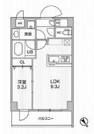 アルファコート曳舟3 203 間取り図
