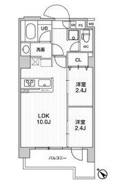 アルファコート曳舟3 507 間取り図
