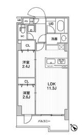 アルファコート曳舟3 208 間取り図