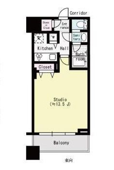 コンシェリア西新宿タワーズウエスト 6階 間取り図