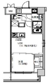 S-RESIDENCE千住大橋 (エスレジデンス千住大橋) 805 間取り図