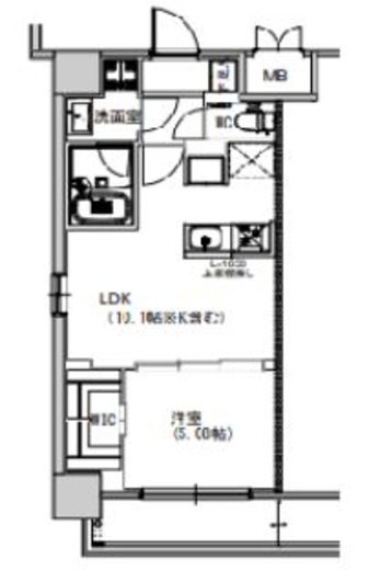 S-RESIDENCE千住大橋 (エスレジデンス千住大橋) 906 間取り図