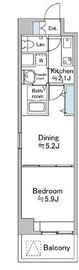 ソナーレ横浜 501 間取り図