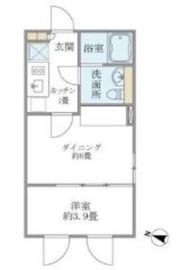 アレーロ中野 204 間取り図