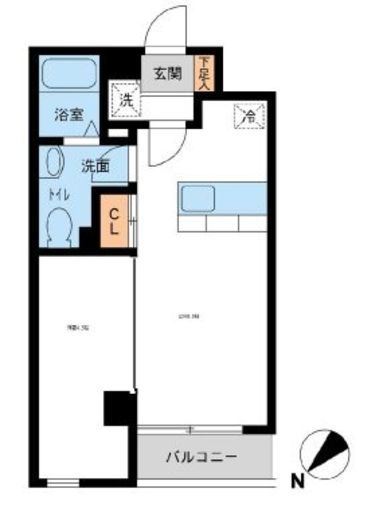 JMFレジデンス新横浜 501 間取り図