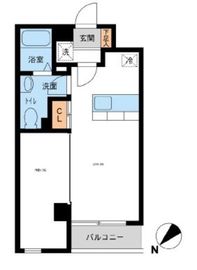 JMFレジデンス新横浜 501 間取り図