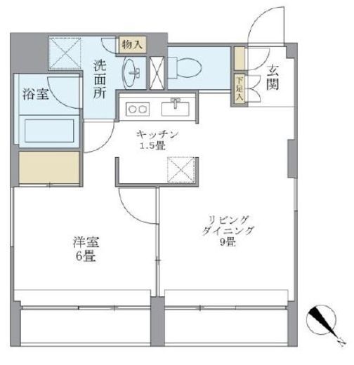 KDXレジデンス自由が丘 202 間取り図
