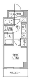 パークフラッツ横濱平沼橋 402 間取り図