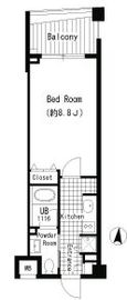 JMFレジデンス世田谷三宿 416 間取り図