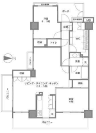 NICE URBUN国立大学通り 9階 間取り図