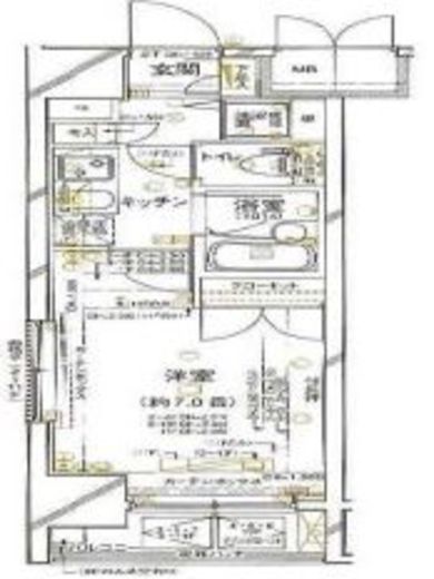 パレステュディオ神田神保町 3階 間取り図