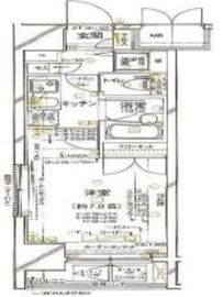 パレステュディオ神田神保町 3階 間取り図