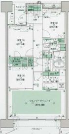 HARUMI FLAG PARK VILLAGE (晴海フラッグ パークヴィレッジ) 14階 間取り図