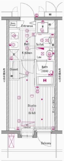 グランド・ガーラ横濱元町 7階 間取り図