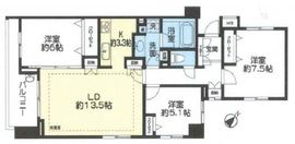 コートヒルズ横濱山手 2階 間取り図