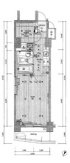 ミリオングランデ元赤坂ヒルズ 4階 間取り図