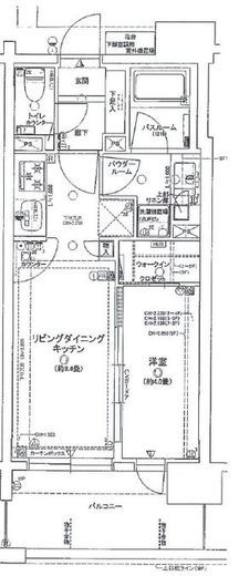 グローベルザ・リミテッド四ツ谷 9階 間取り図