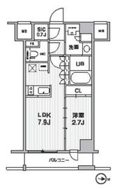 シーズンフラッツ新高円寺 303 間取り図