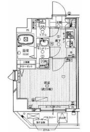 ガリシア清澄白河 4階 間取り図