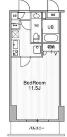 アーバンフラッツ池袋プレミアム 2602 間取り図
