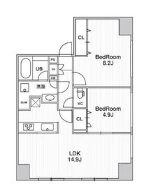 アーバンフラッツ池袋プレミアム 2501 間取り図