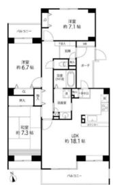 T's garden西寺尾(ティーズガーデン西寺尾) 1階 間取り図