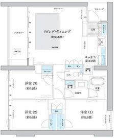 ガーデニエール砧ウエスト 327 間取り図