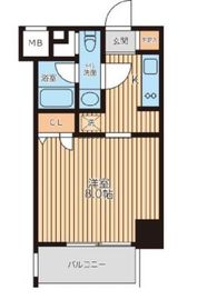 レジディア新横浜 913 間取り図